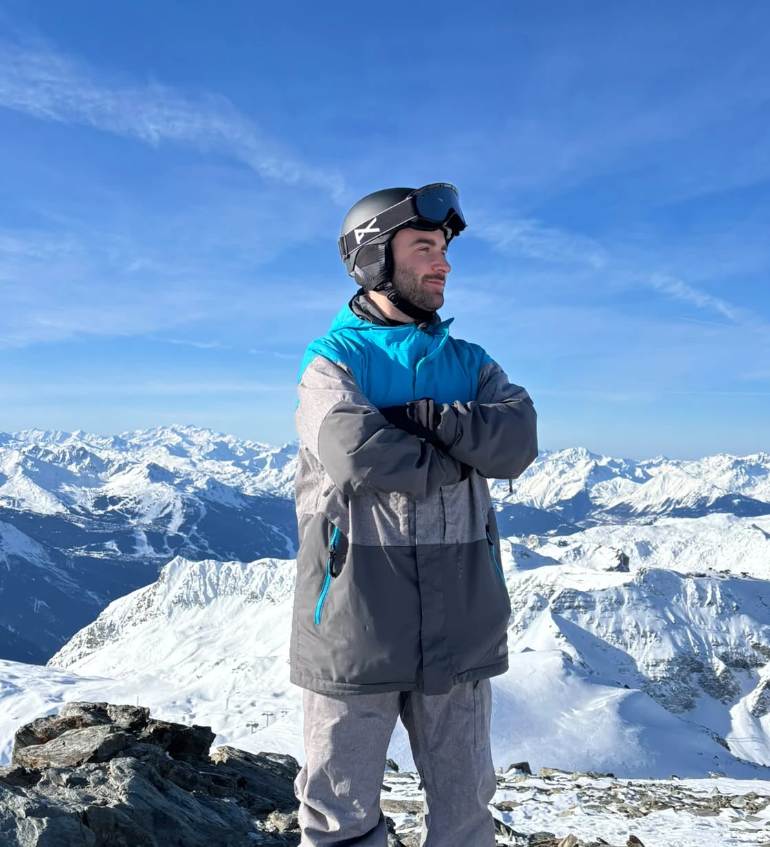 Giel Oomen in the mountains, founder of Attiq Technologies